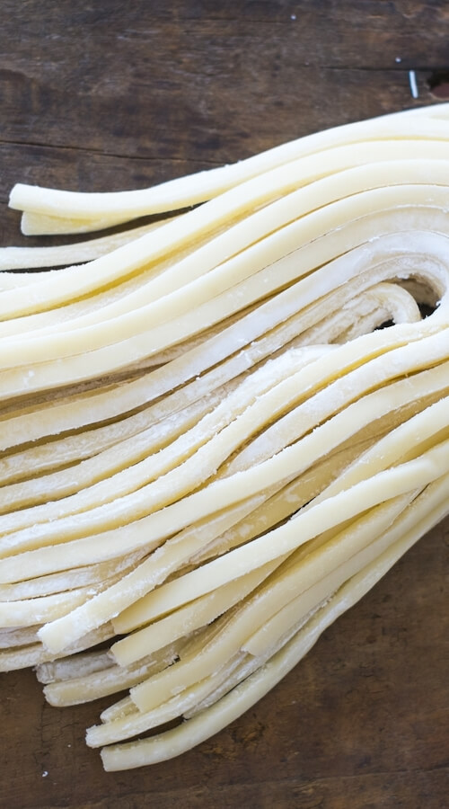 カレーうどんの麺