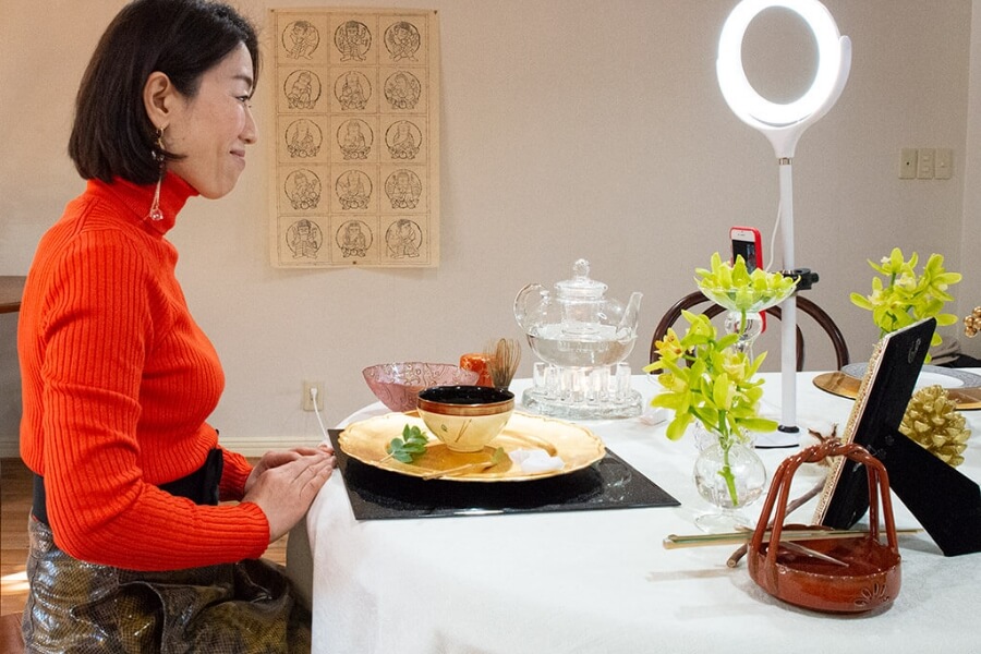 Online “Table Style Sado” Tea Ceremony Experience